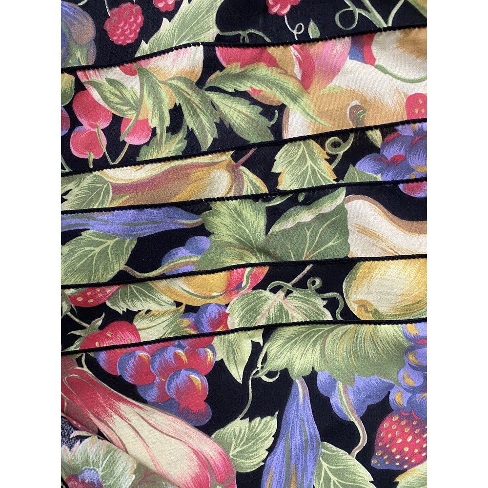 NWT Lee Jay Floral Fruit Set Of 6 Dinner Table Placemat Napkins - Picture 5 of 5